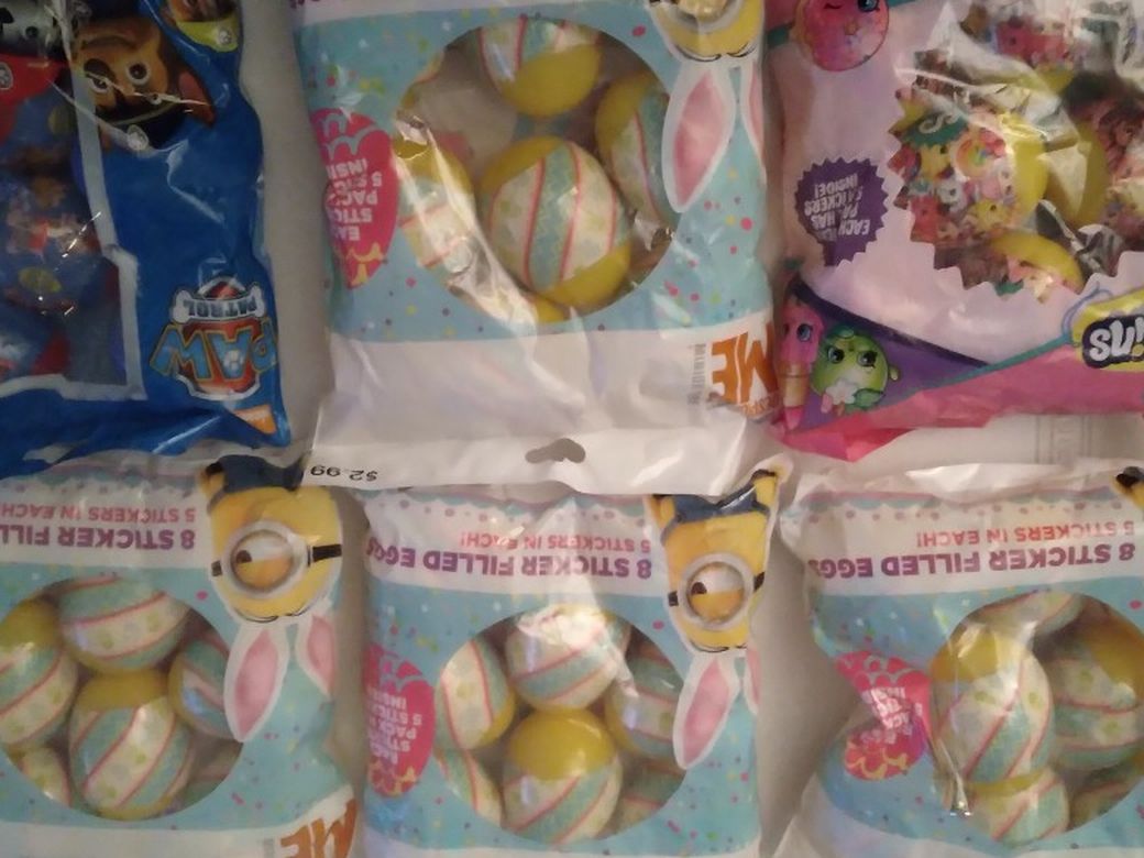 Sticker Filled Eggs