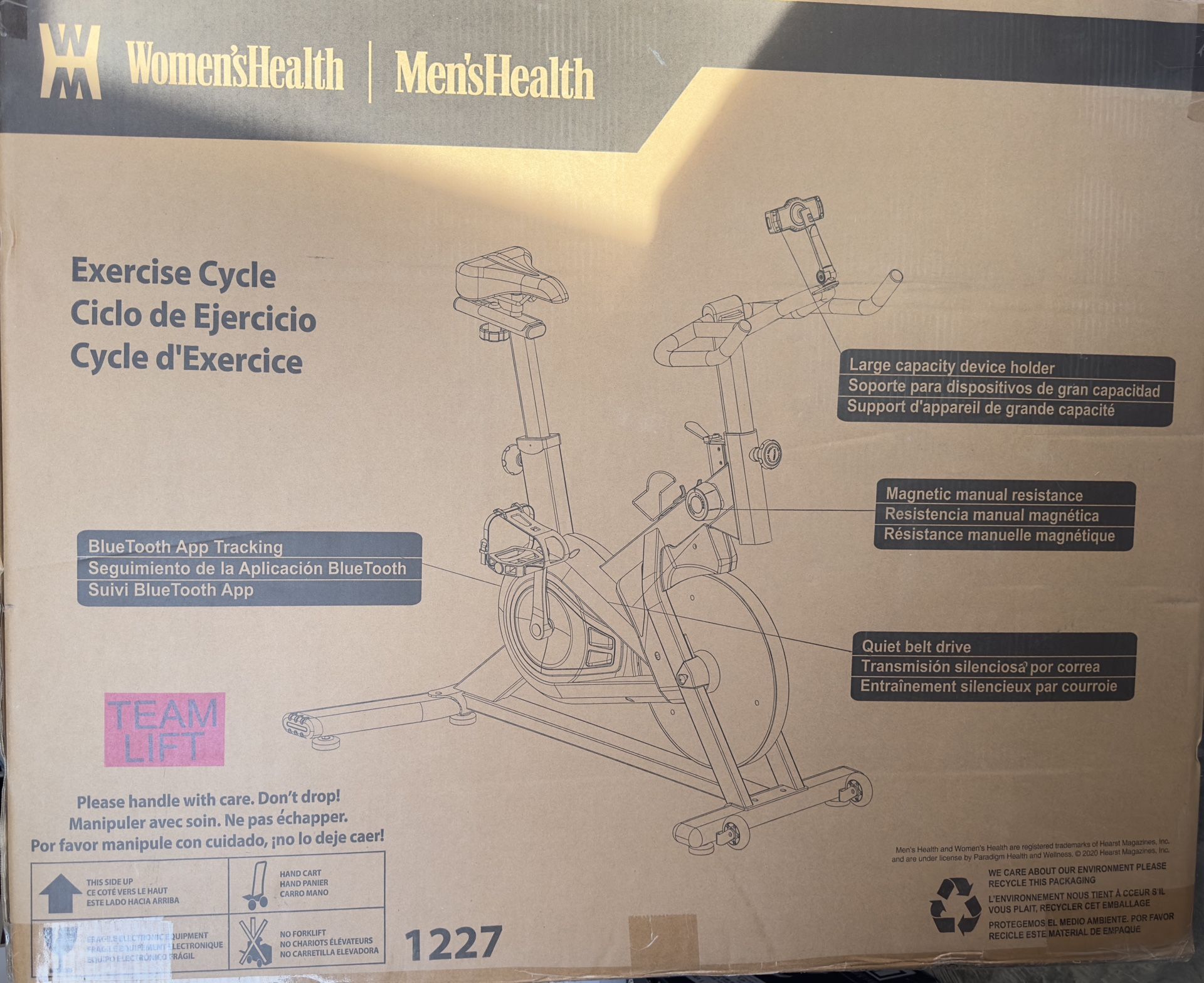 Women’s Health Men’s Health - Indoor Cycling Exercise Bike