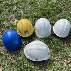 construction helmets