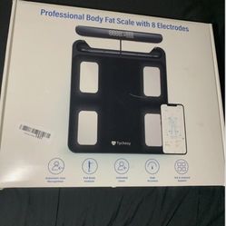 Tychesy High Accuracy Professional Smart Body Fat Scale With 8 Electrodes UNUSED