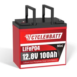 12V 100Ah Mini lithium battery