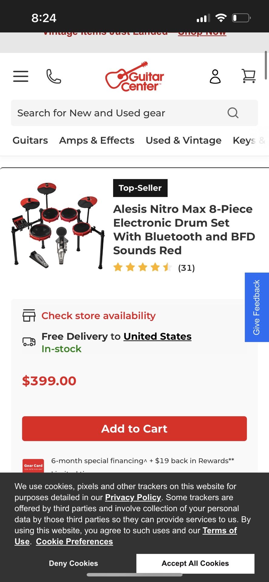 Alesis Electric Drum Set