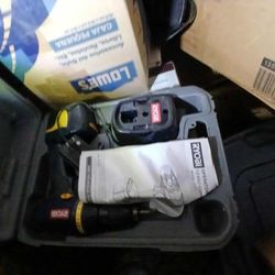 Ryobi Case And Drill