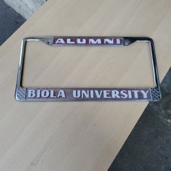 License Frame Alumni Biola UNIVERSITY