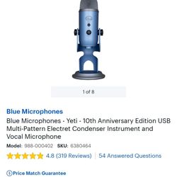 blue yeti 10th year anniversary