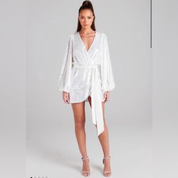 Nadine Merabi Izzie Sequins Dress 