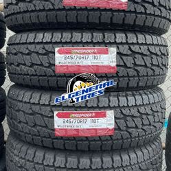 New Tires 245/70/17 Set Of 4 Landspider Installed And Balanced Set De 4 Llantas Nuevas Instaladas Y Balanceadas 