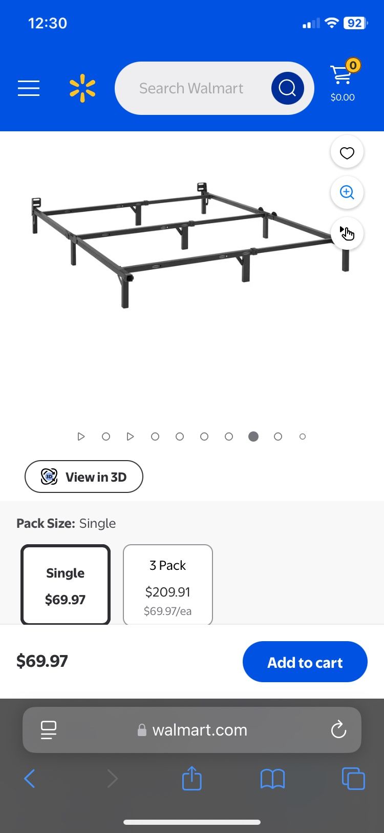 Bed Frame Adjustable To Any Size Bed