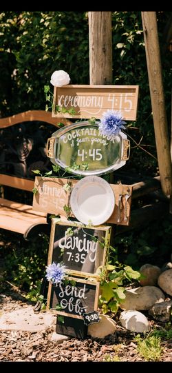 Wedding Schedule Sign