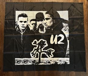 U2 Fabric Banner Vintage