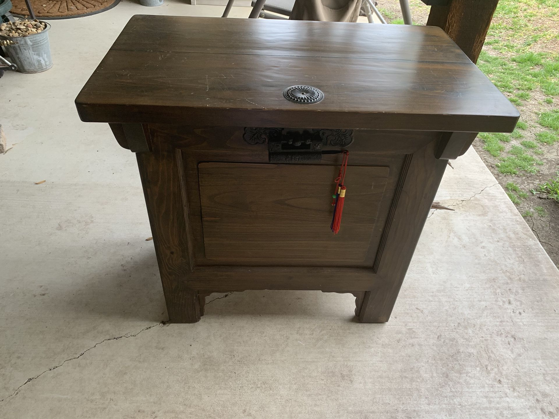 Korean Storage Chest/ Asian Rice Chest
