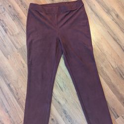 Chicoa Size 0 Women's Burgundy Pants 