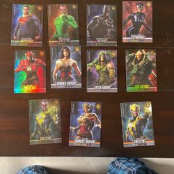 DC Injustice Arcade Cards Rare Lot