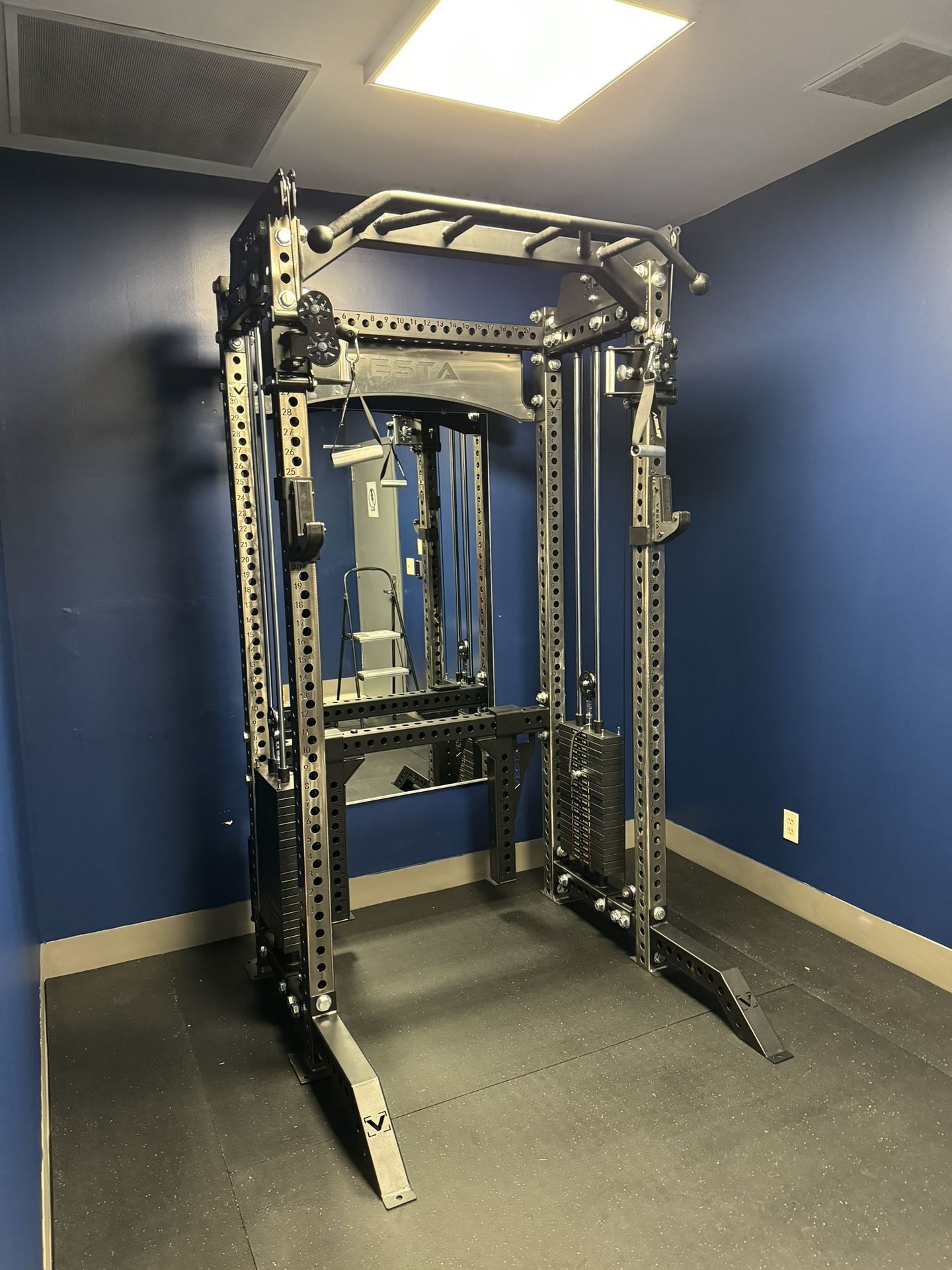 Vesta Fitness New Half Squat Rack |Functional Trainer|400 Weight Stack|Gym Equipment|Free Delivery