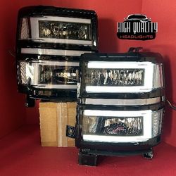 Chevy Silverado 2014. 2015 Headlights.