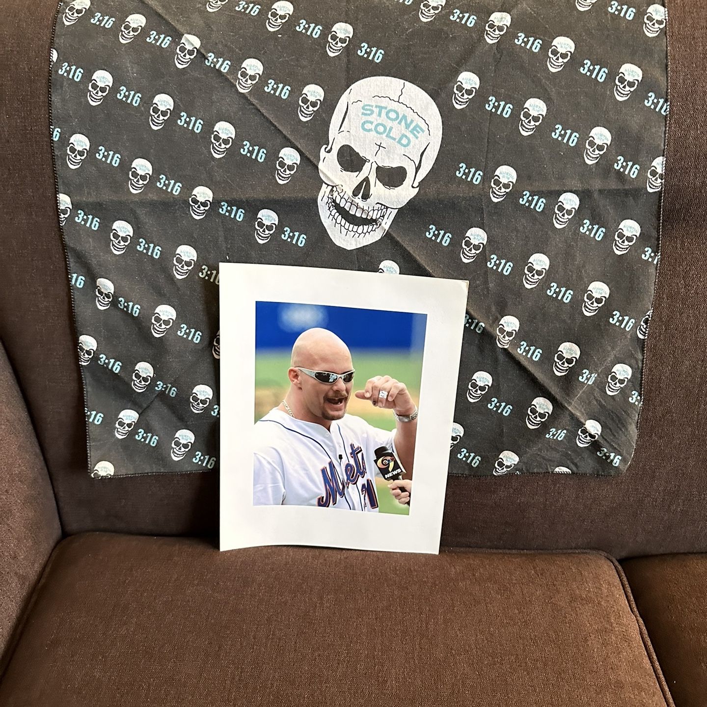 WWF ストーンコールド　フロアマット Austin 3:16 Vintage WWF Stone Cold Steve Austin 3:16 floor mat - #1