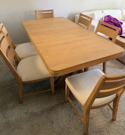 Dining Table With Six Chairs