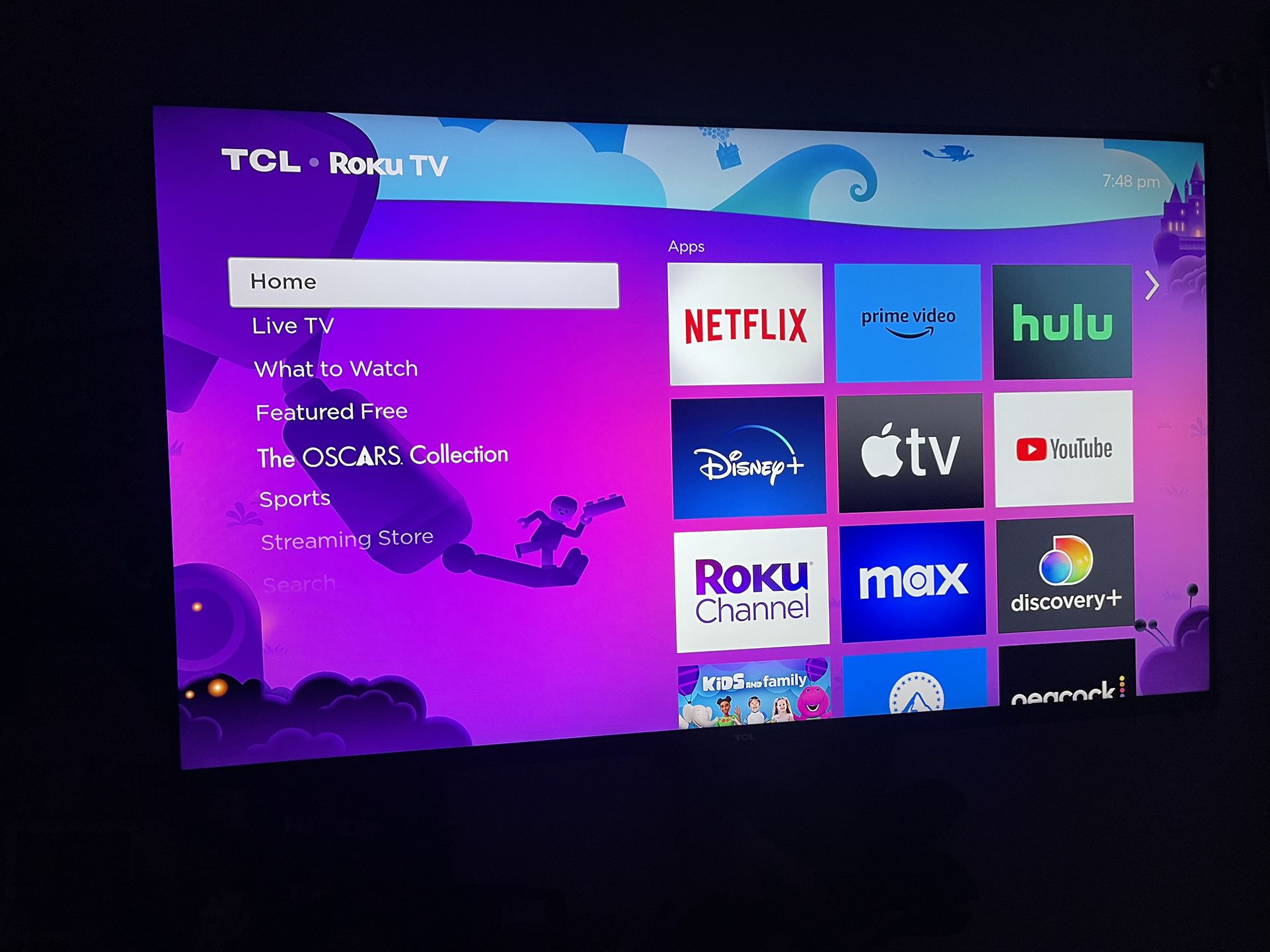 TCL 55” smart tv 4k