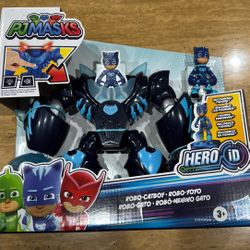 PJ Masks Robo-Catboy Preschool Toy with Lights and Sounds