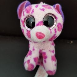 Ty Beanie Boos™ Glamour Pink Leopard, Clip

