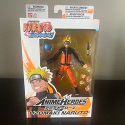Anime Heroes UZUMAKI NARUTO Action Figure Bandai Naruto Shippuden
