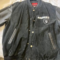 Raiders Leather Letterman jacket 
