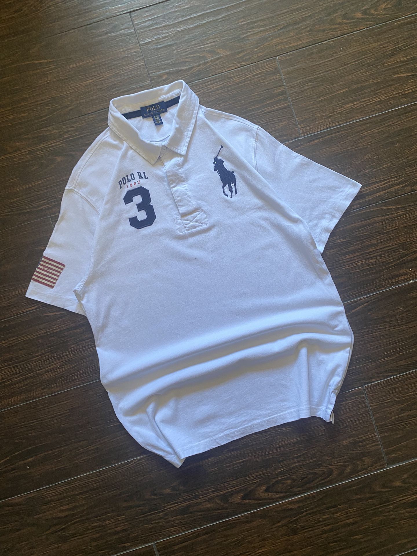 White USA Ralph Lauren Polo Shirt
