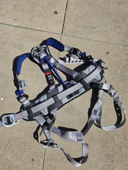 3M DBI-SALA 1401043 ExoFit X100 Comfort Construction Positioning Safety Harness, Back/Hip D-Ring, X-Large, Pass-Thru/Tongue Buckle
