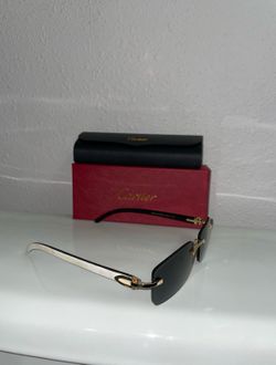 Cartier C Décor rimless sunglasses