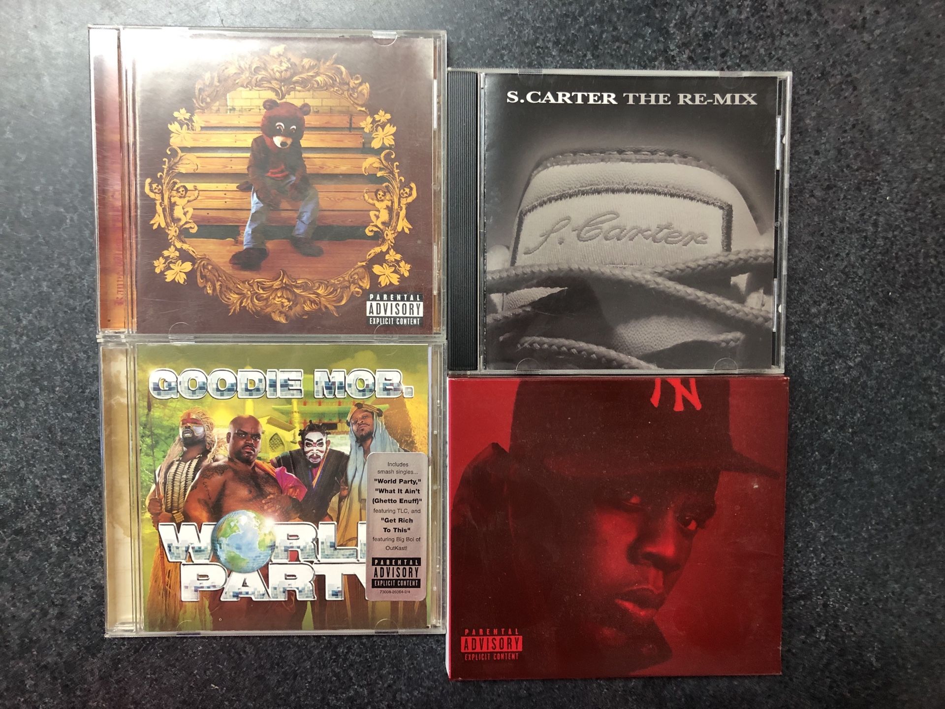 Four Hip Hop CDs- titles as pictured