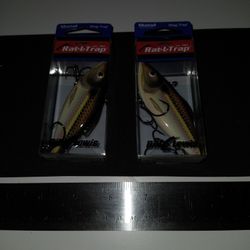 💥🎣👽Rat-L-Trap 3/4oz 3.5"in👽🎣💥 2 Gizzard Shad