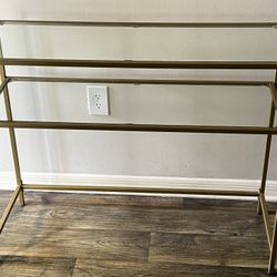Gold Glass Console Table – Modern Entryway / Sofa Table