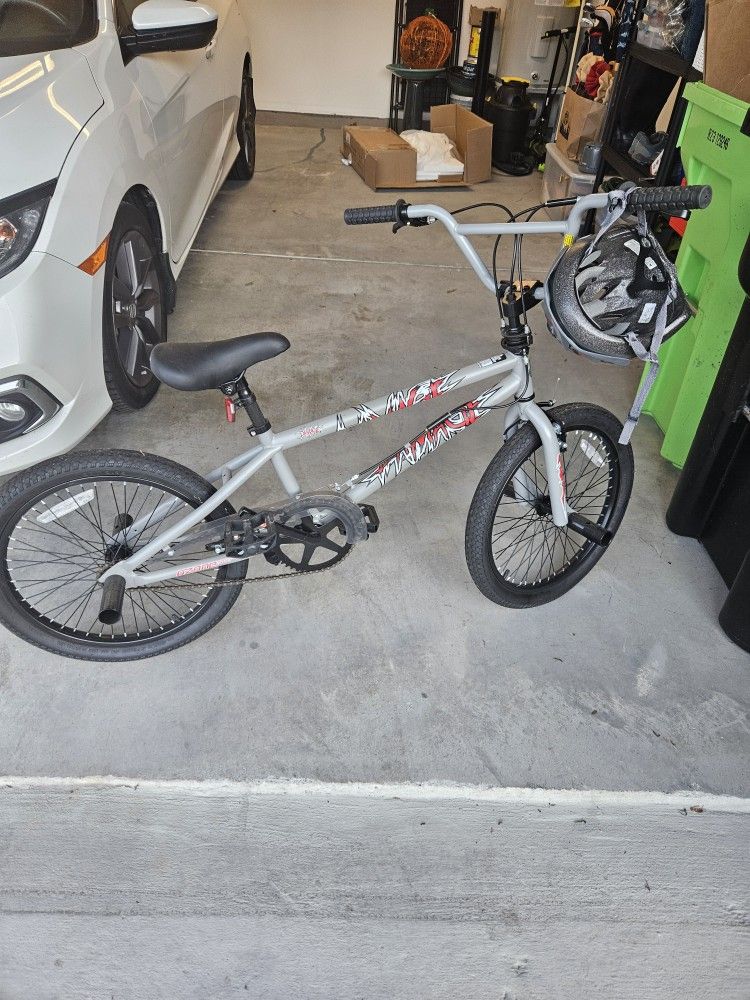Ozone 20" Bicycle With Helmet And Tire Pump Included