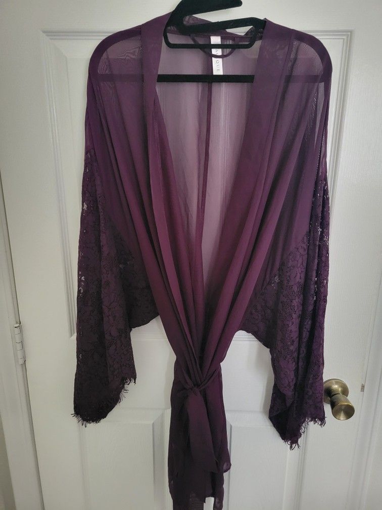 Cacique Lane Bryant Kimono Robe