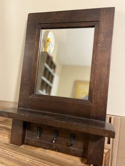 Mirror With Hooks