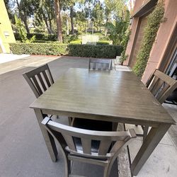 High top dining table and chairs