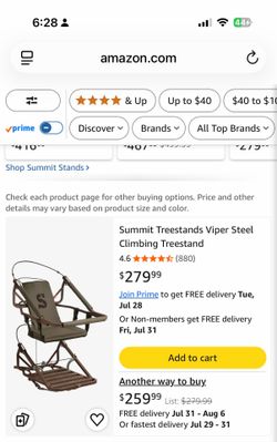 Summit tree climbing stand