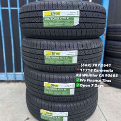 235/60R18 TBB New Set of Tires Installed and Balanced Set de Llantas Nuevas Instaladas y Balanceadas
