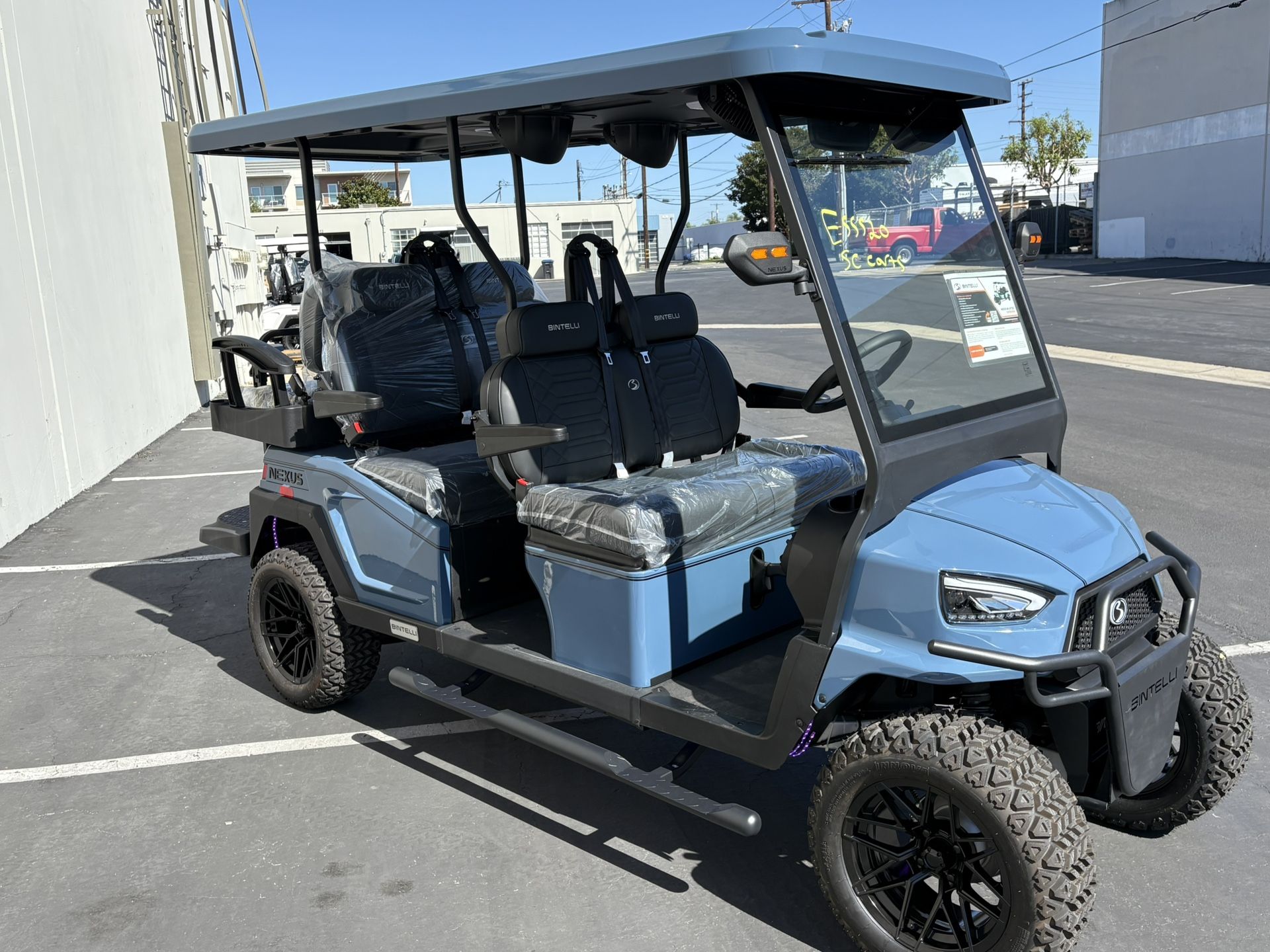 2025 GEN 2 Bintelli Nexus 6-Passenger Lifted 72-Volt Lithium Street Legal LSV Golf Cart
