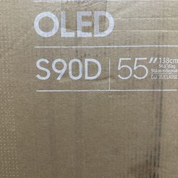 SAMSUNG 55-Inch Class OLED 4K S90D Series HDR+ Smart TV w/Dolby Atmos, Object Tracking Sound Lite, Motion Xcelerator, Real Depth Enhancer, 4K AI Upsca