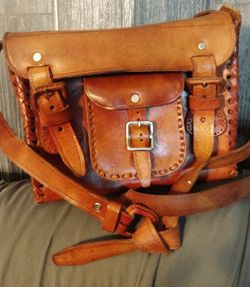 Small Tan Leather Shoulder Bag