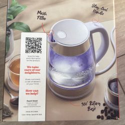 Electric kettle, Brand new