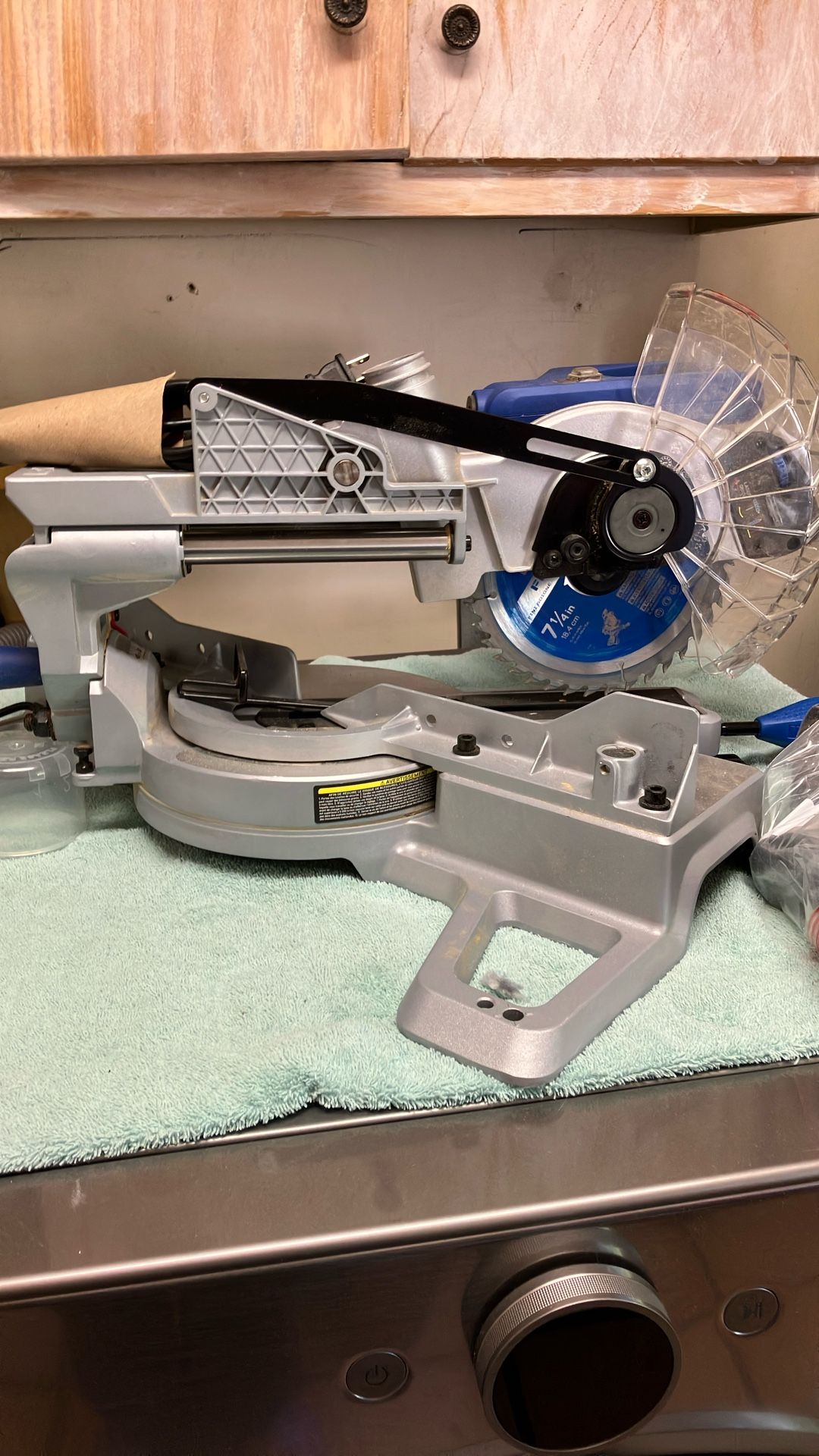 Kolbalt Chop Saw 7-1/4 Inch 10 Amp Single Bevel