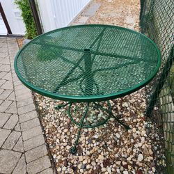 36" Mil-Green Patio Table for Sale