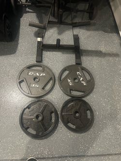 CAP Olympic Rubber Weight Plates