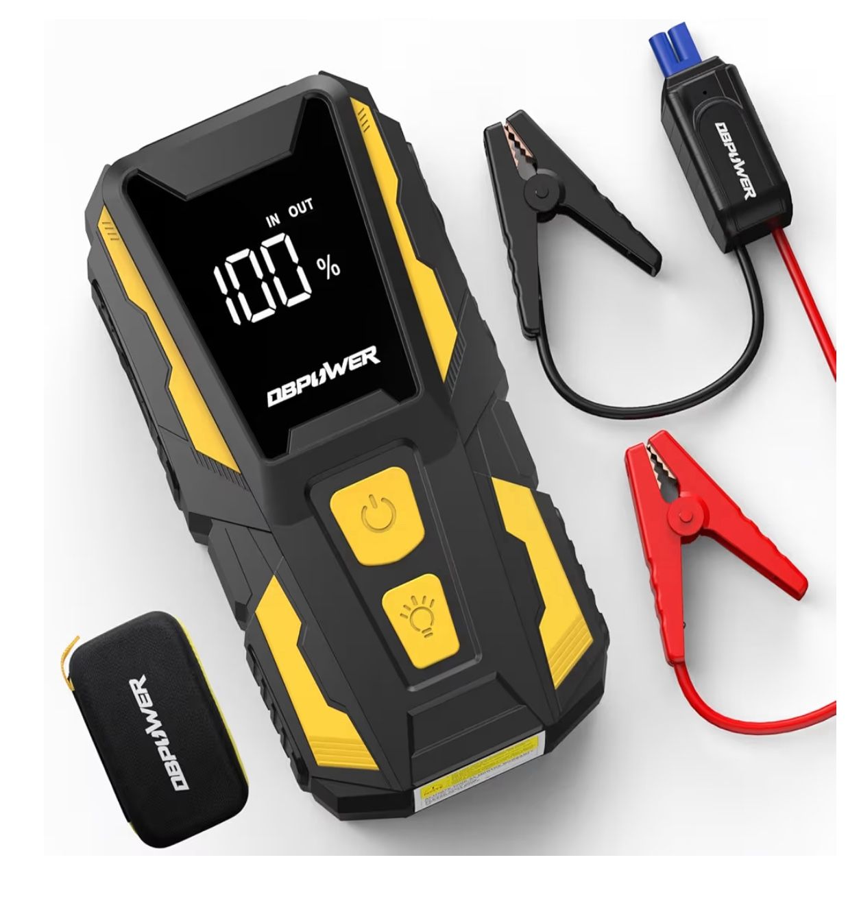 Brandnew  5000A Jump Starter, 74Wh Car Battery Jump Starter for Up to 10.0L Gas and 8.0L Diesel Engine, 12V Portable Jump Box Battery Pack with Displa