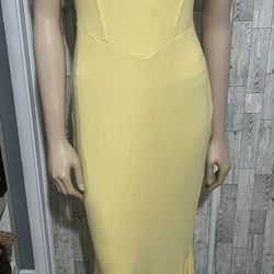 Yellow Long Dress 