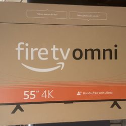 Amazon Fire TV 55” Omni Series 4K UHD Smart TV Hands Free With Alexa. NEW