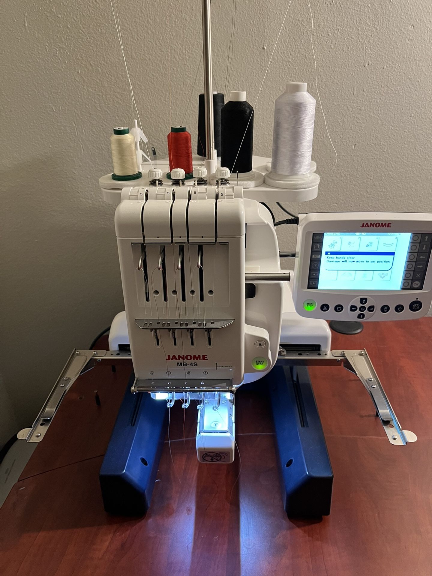 PRICE DROP JANOME MB4S 4NEEDLE EMBROIDERY MACHINE for Sale in Los