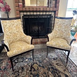 Original Antique Louis XV French-Style Armchairs Set of 2